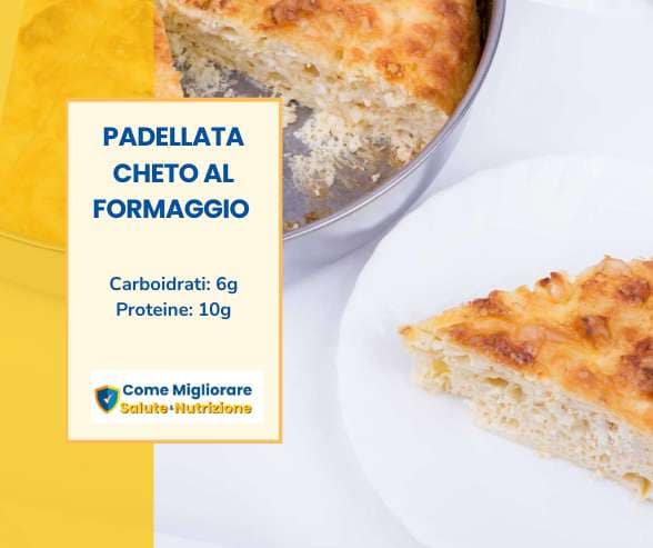 Colazione proteica: perché farla e come 7 padellata cheto pane formaggio ComeMigliorare Salute colazione proteica