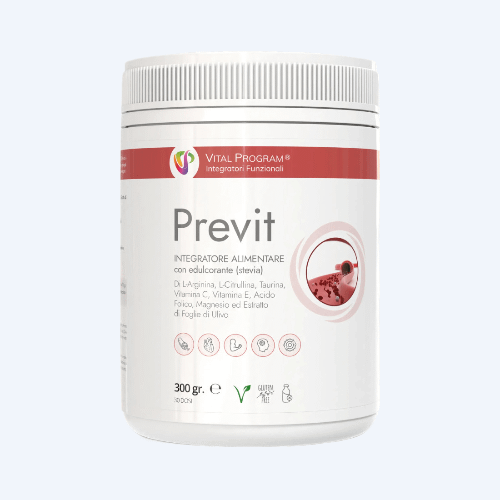 Previt può migliorare ipertensione e disfunzione erettile, perchè sostiene la naturale sintesi di ossido nitrico.