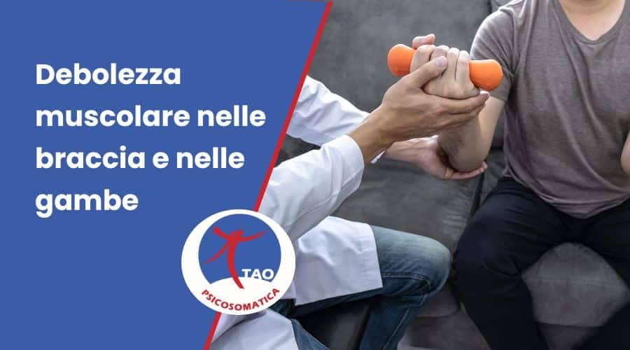 Debolezza muscolare nelle braccia nelle gambe